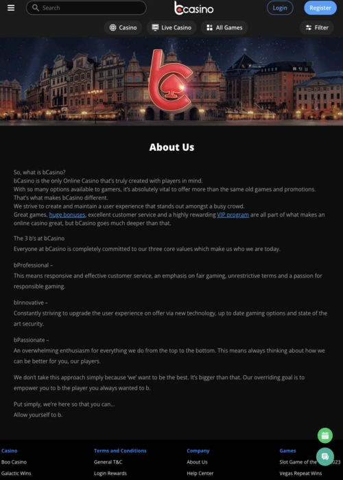 Mobile app software download BCasino